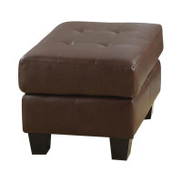 Coaster Furniture 504074 Samuel Tufted Ottoman Dark Brown